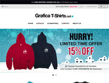 Tablet Screenshot of graficat-shirts.net